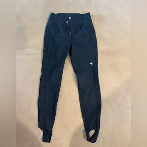 OBERMEYER JINX BLACK SKINNY STIRRUP SKI PANTS